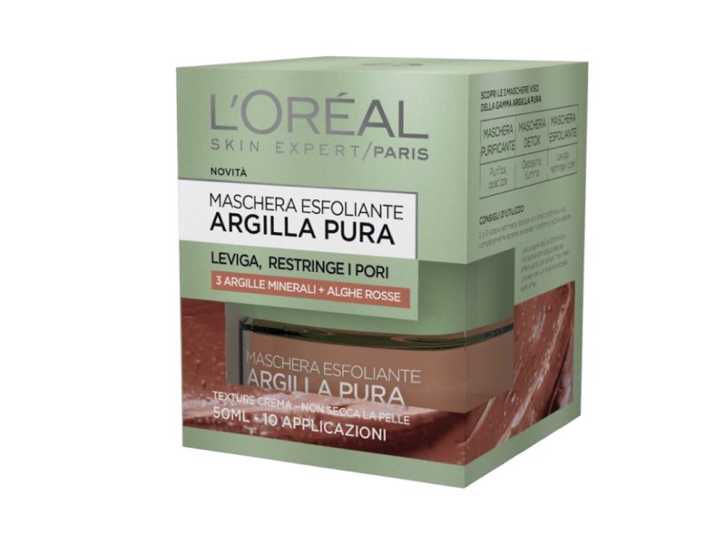 ClioMakeUp-maschere-argilla-pura-loreal-opinioni-recensione-rossa-esfoliante