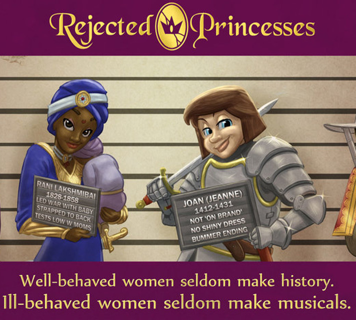 Le ANTI-PRINCIPESSE! le eroine che non sono cartoon (ma dovrebbero):  Rejected Princesses