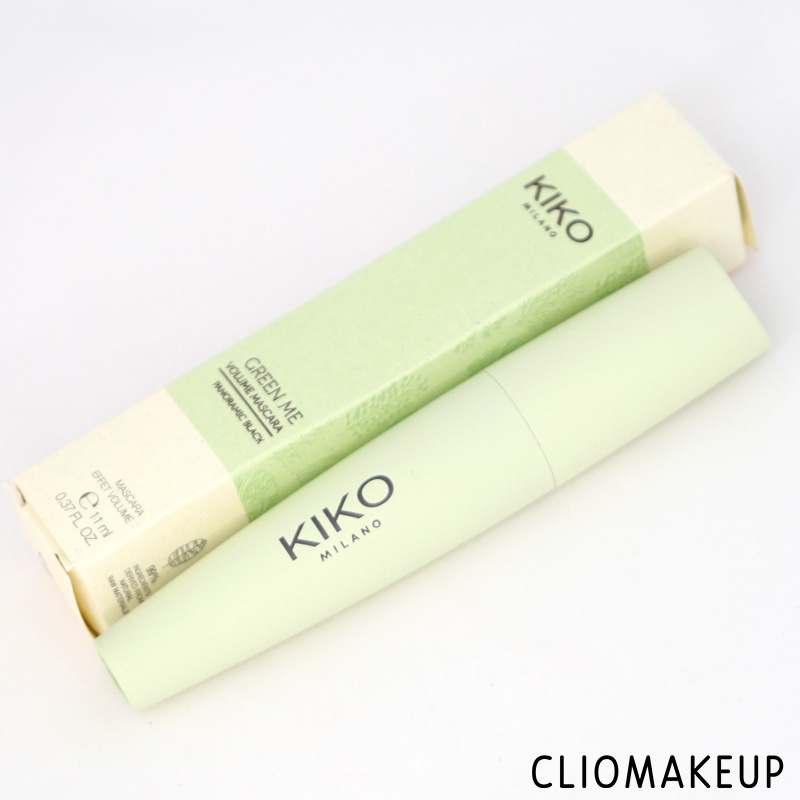 cliomakeup-recensione-mascara-kiko-green-me-volume-mascara-2