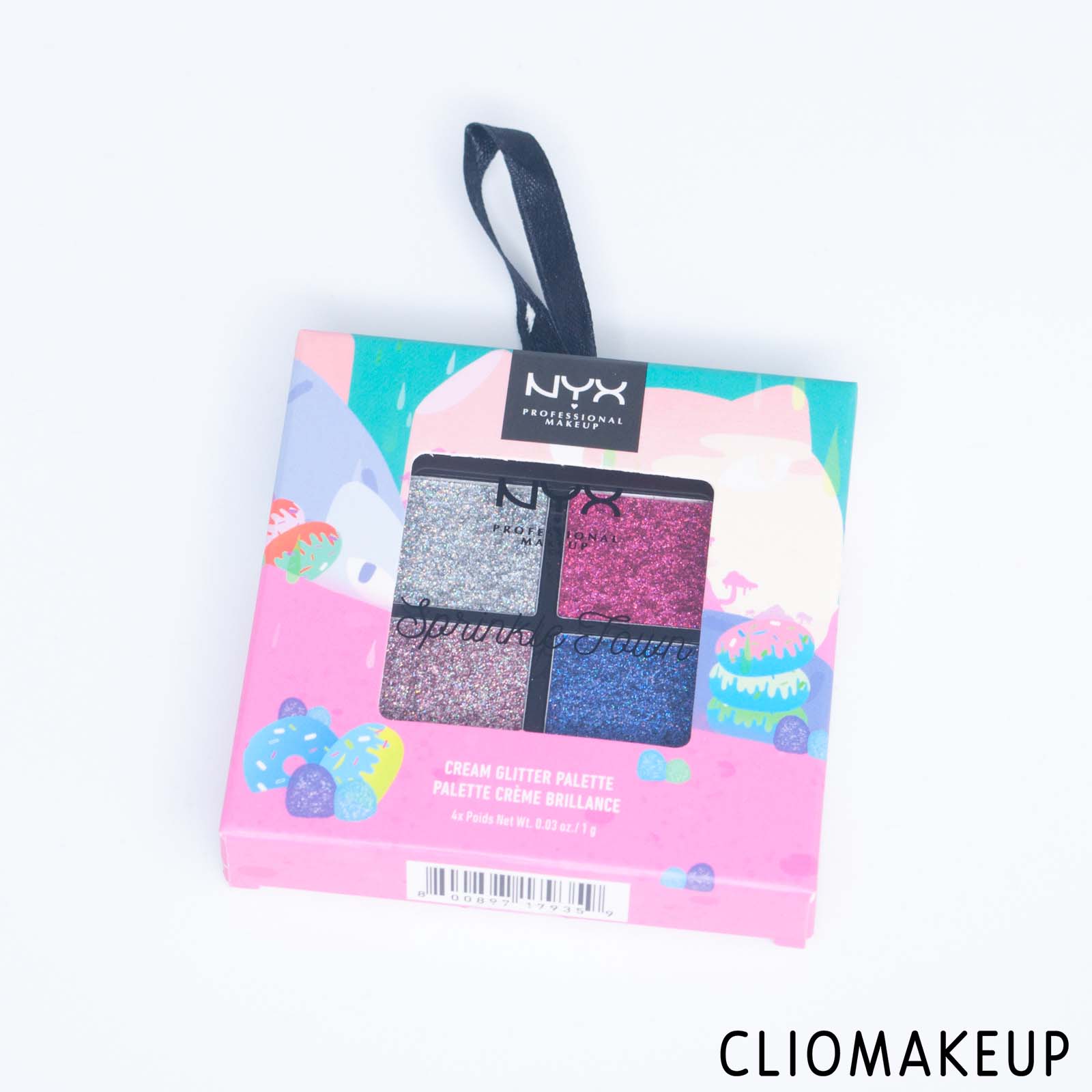 cliomakeup-recensione-palette-glitter-nyx-sprinkle-town-cream-glitter-palette-2