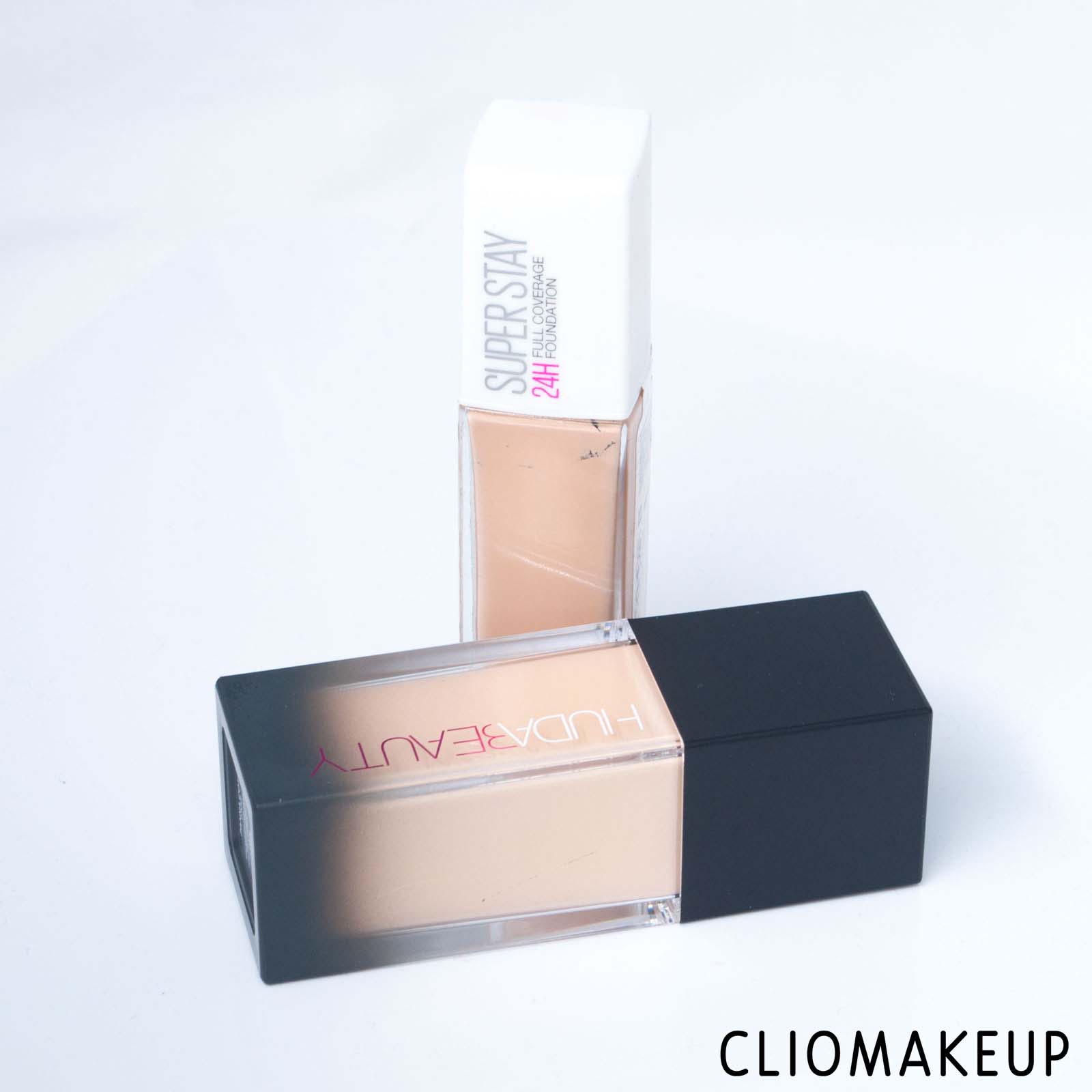 cliomakeup-recensione-dupe-huda-beauty-#faux-filter-high-coverage-cream-foundation-maybelline-superstay-24h-full-coverage-foundation—-3