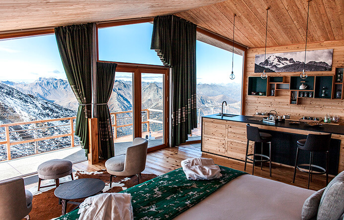 chalet romantici in italia: chalet levissima 3000