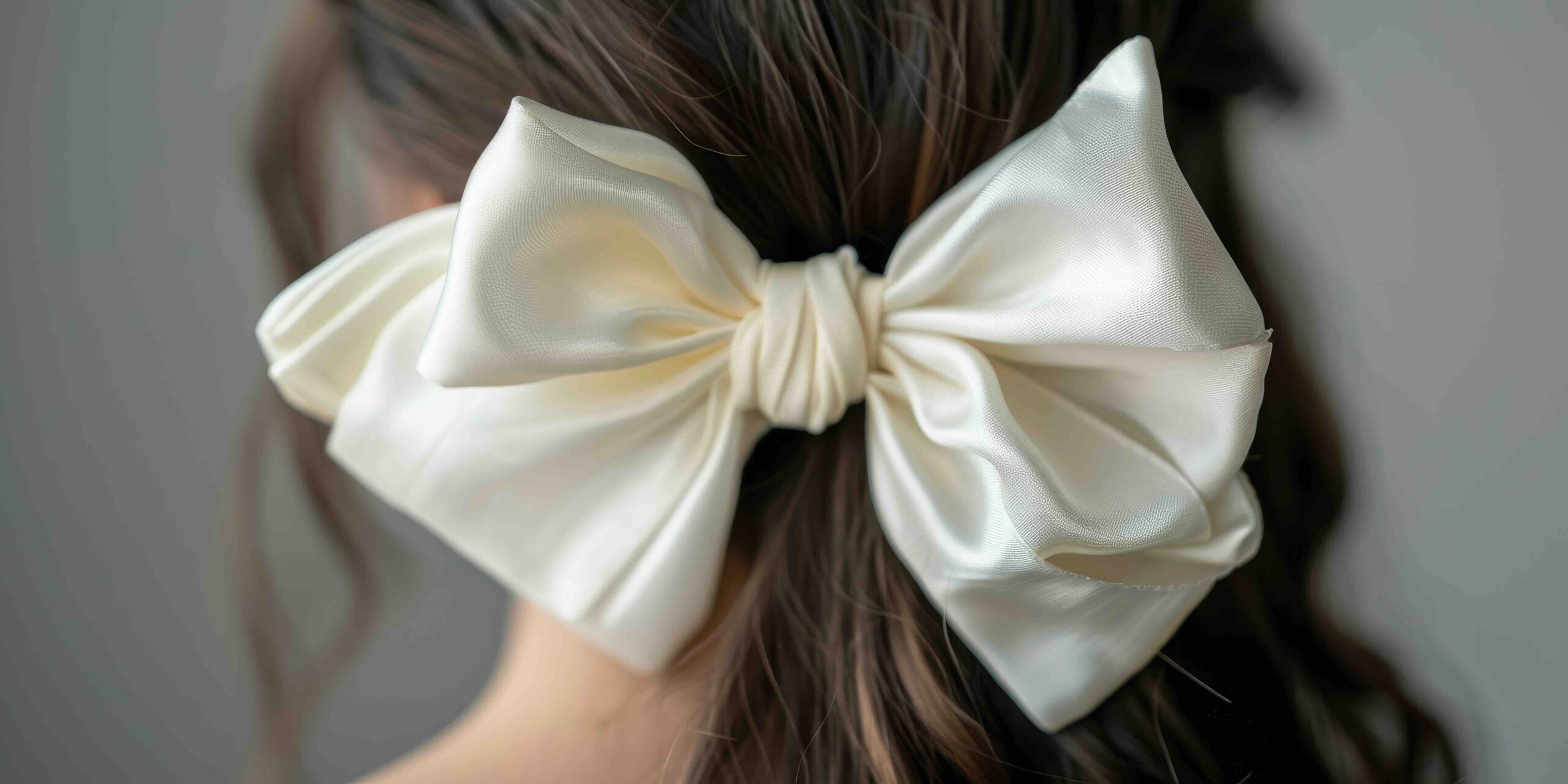 acconciatura-capelli-lunghi-fiocco-raso-bianco