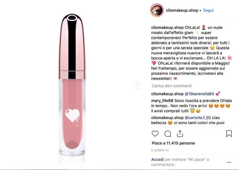 cliomakeup-rossetto-liquido-ohlala-clio-cliomakeupshop