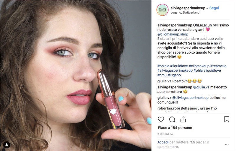 cliomakeup-rossetto-liquido-ohlala-clio-silviamakeup-instagram