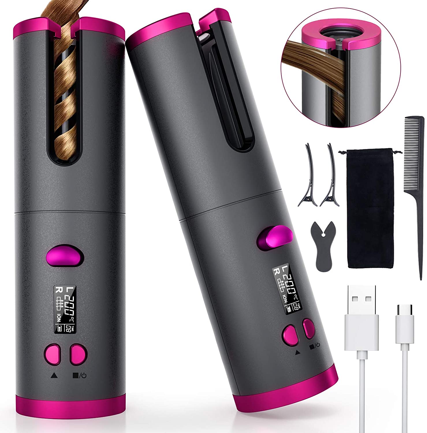 Cliomakeup-prodotti-beauty-famosi-su-tiktok-Fezax-Arricciacapelli-automatico-senza-fili