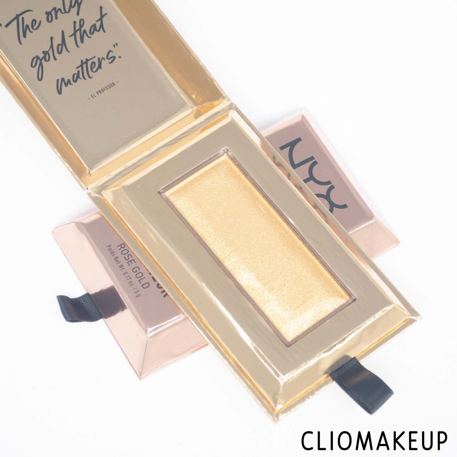 cliomakeup-recensione-illuminanti-nyx-la-casa-de-papel-highlighter-4