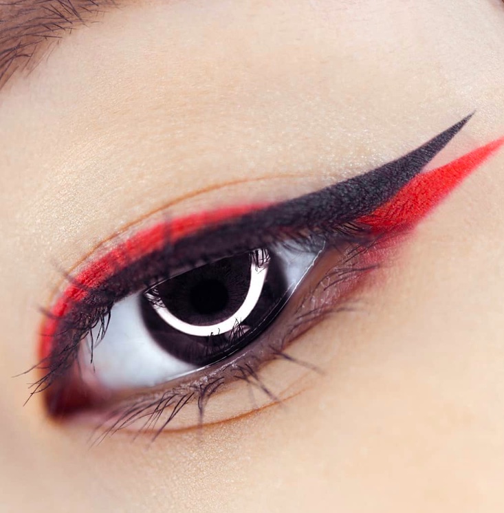 Cliomakeup-doppio-eyeliner-rosso-nero