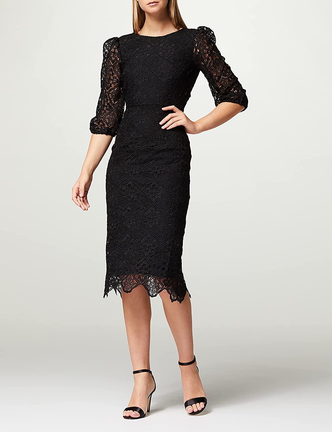 Cliomakeup-look-invernali-TRUTH-FABLE-Vestito-Donna-Pizzo