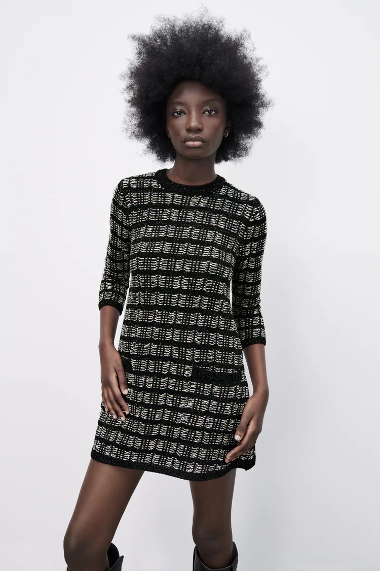 Cliomakeup-look-invernali-ZARA-VESTITO-MINI-MAGLIA