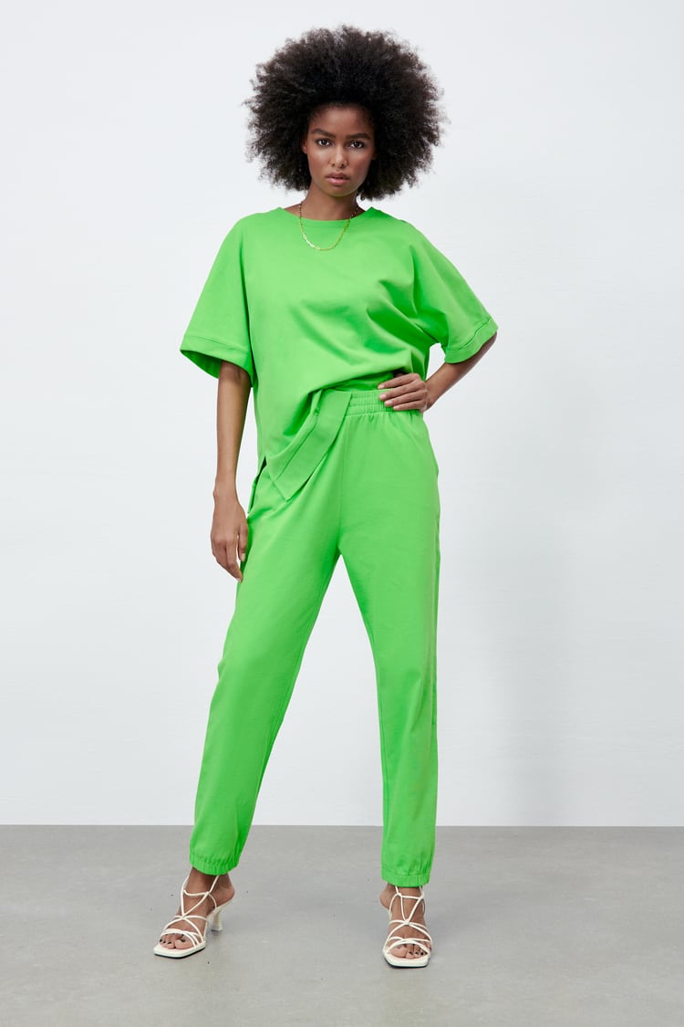 Cliomakeup-pantaloni-2022-ZARA-PANTALONI-JOGGER-VERDE
