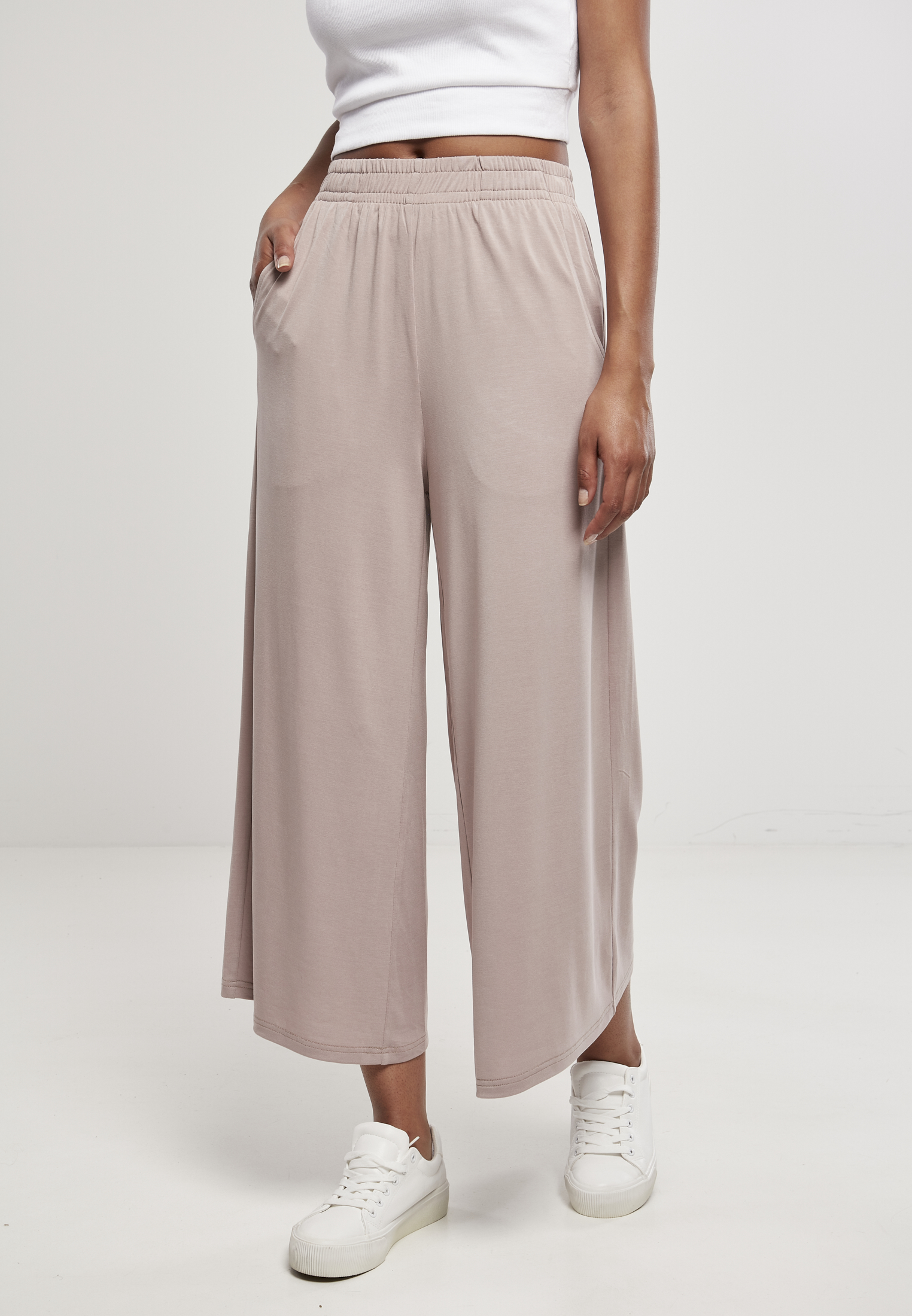Cliomakeup-capi-must-have-primavera-2022-Urban-Classics-Ladies-Modal-Culotte-Pantaloni-Donna