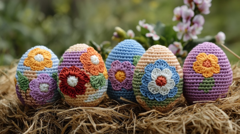 come-addobbare-casa-pasqua-uova-ricamate