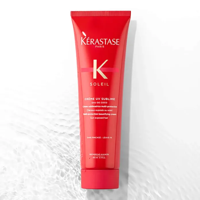 cliomakeup-come-non-far-ingiallire-capelli-mare-kerastase-soleil-uv-creme