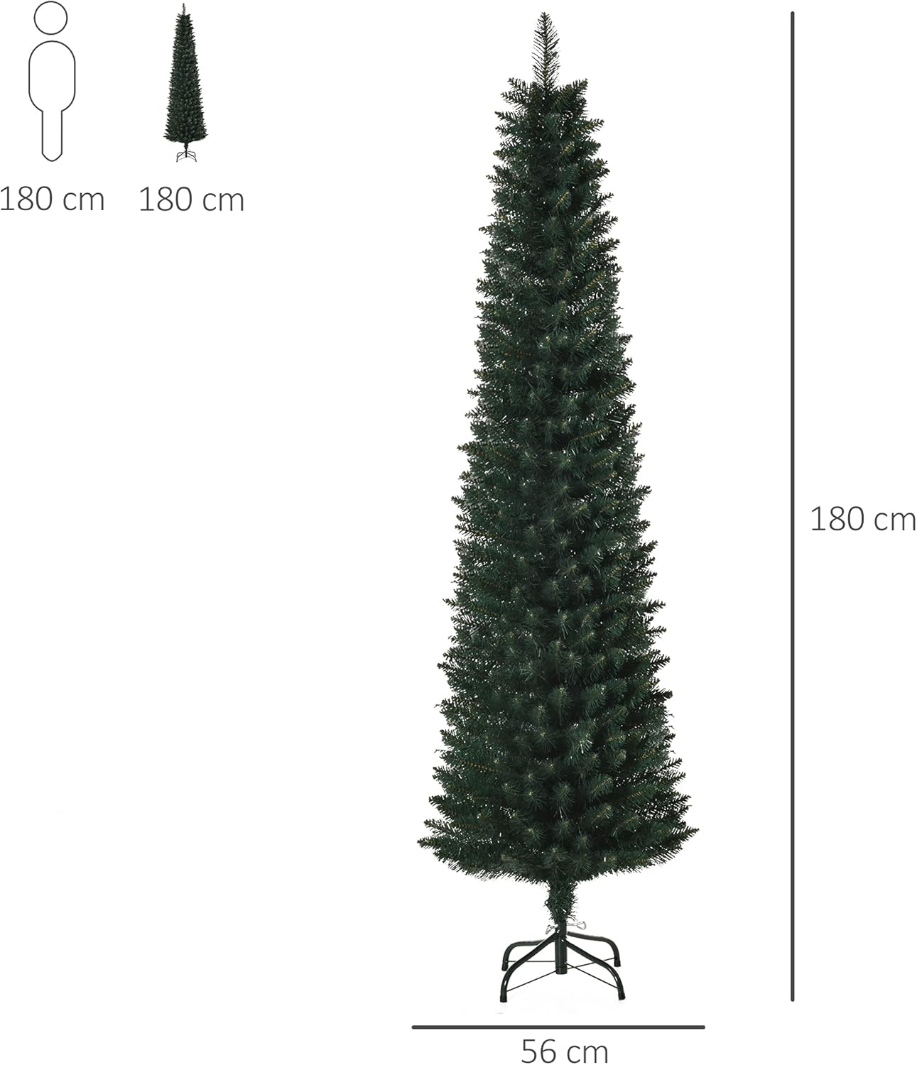 decorare-albero-natale-homcom