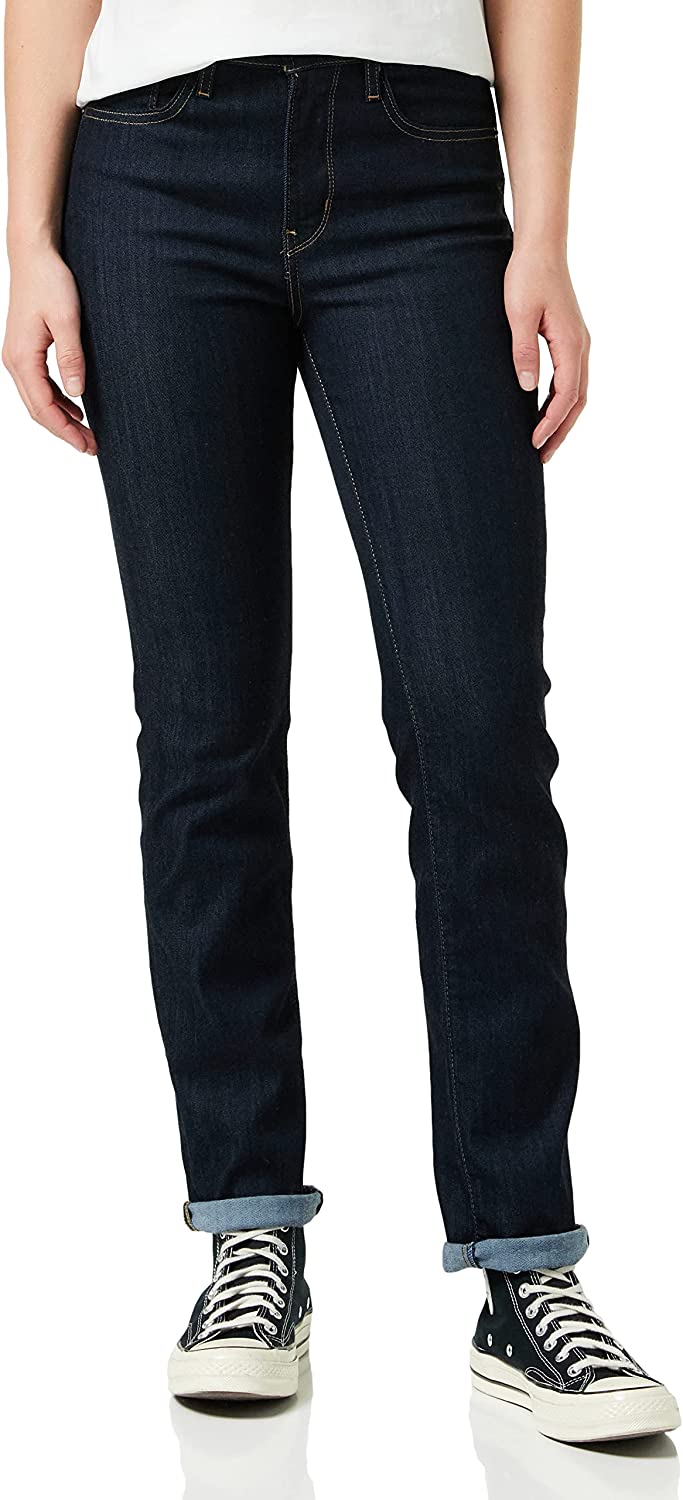 Cliomakeup-look-con-skeakers-inverno-2023-levis-724-High-Rise-Straight-Jeans Donna