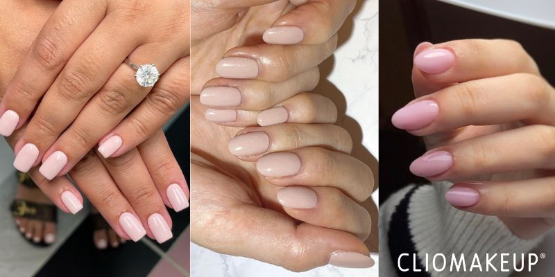 Credits: @nails.bynilu e @nailsbartirana Via Instagram, alcuni esempi di nail art monocromatiche per la sposa