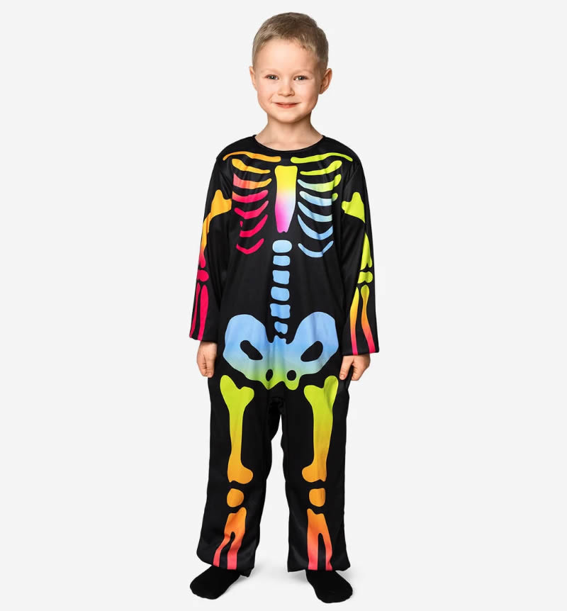 vestiti-halloween-bambini-scheletro-colorato