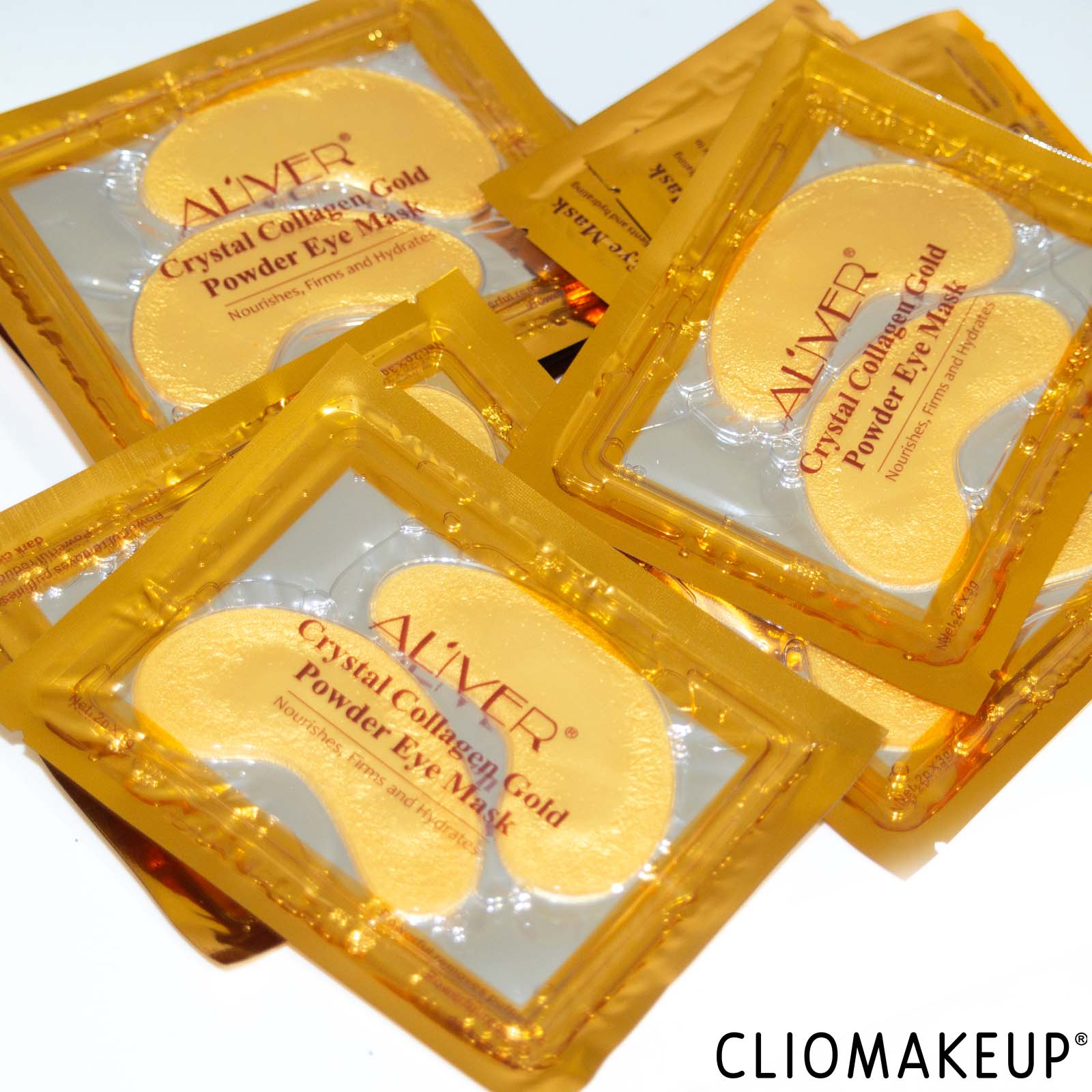 cliomakeup-recensione-patch-occhi-aliver-crystal-collagen-gold-powder-eye-mask-3
