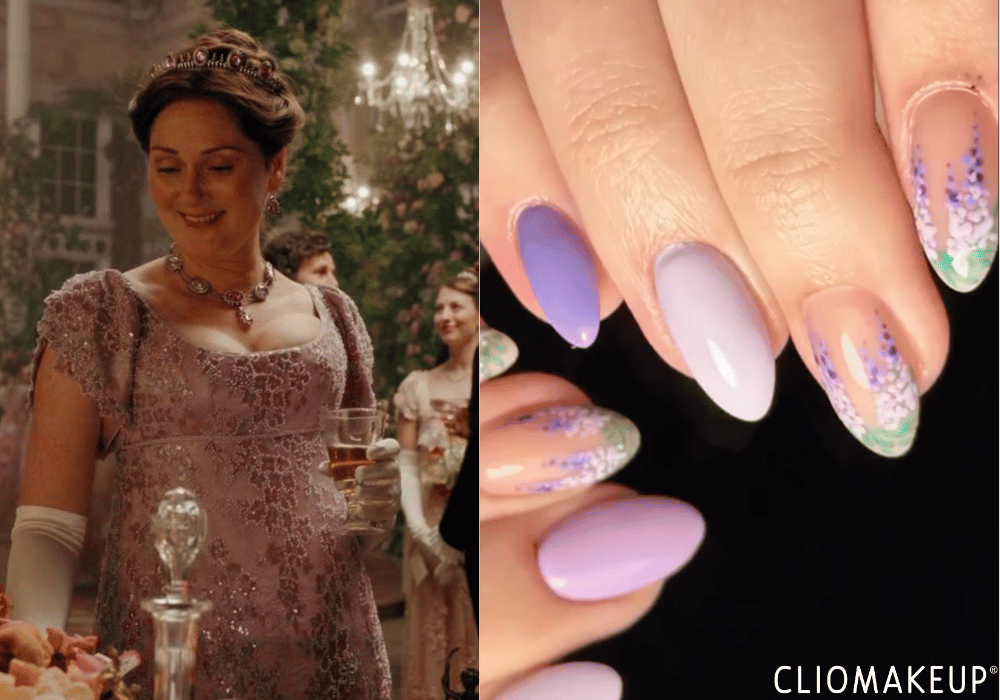 Cliomakeup-Unghie-Bridgerton-lady violet