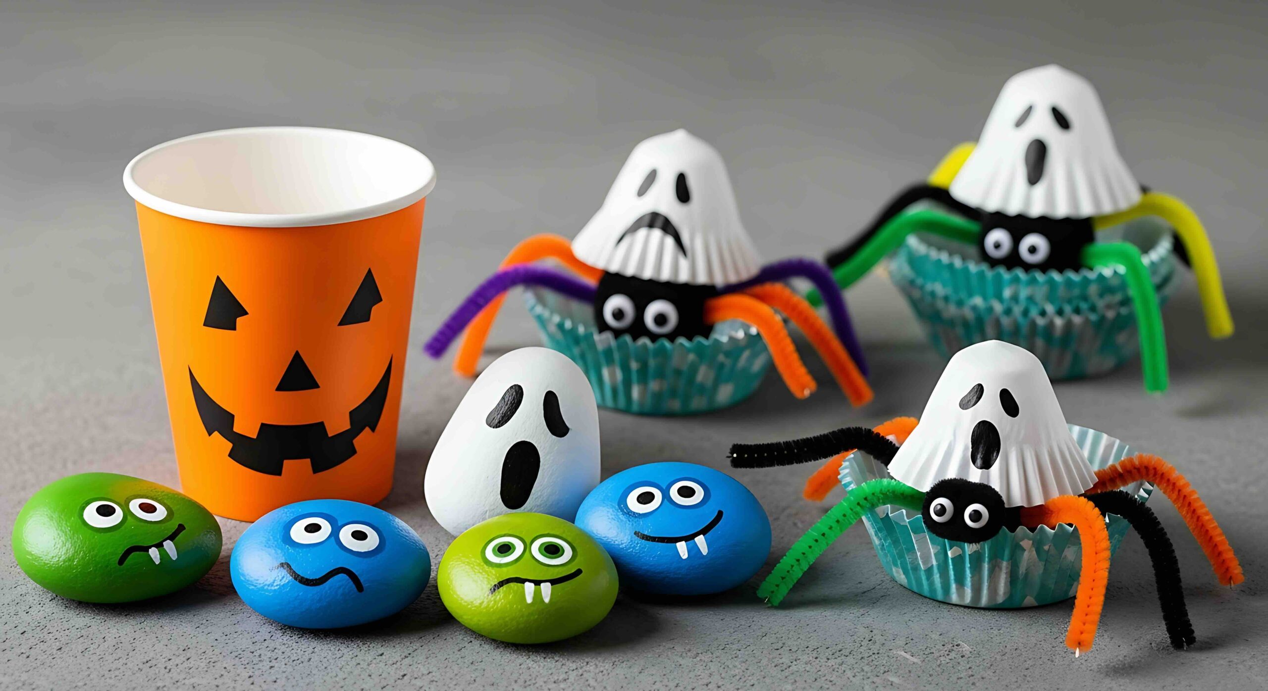 lavoretti-halloween-sassi-bicchieri