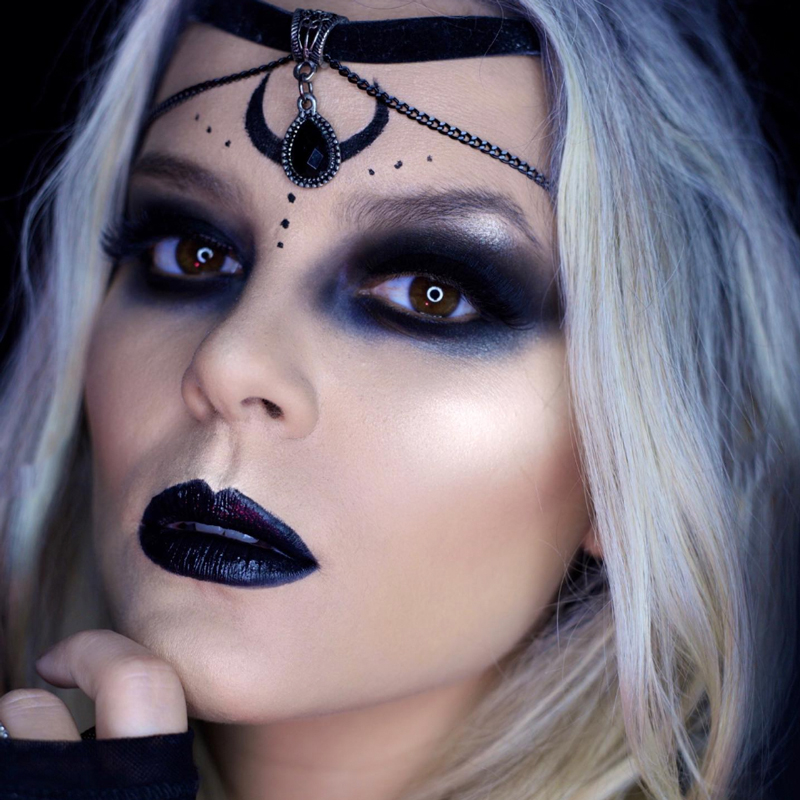 trucco-occhi-halloween-strega-nero