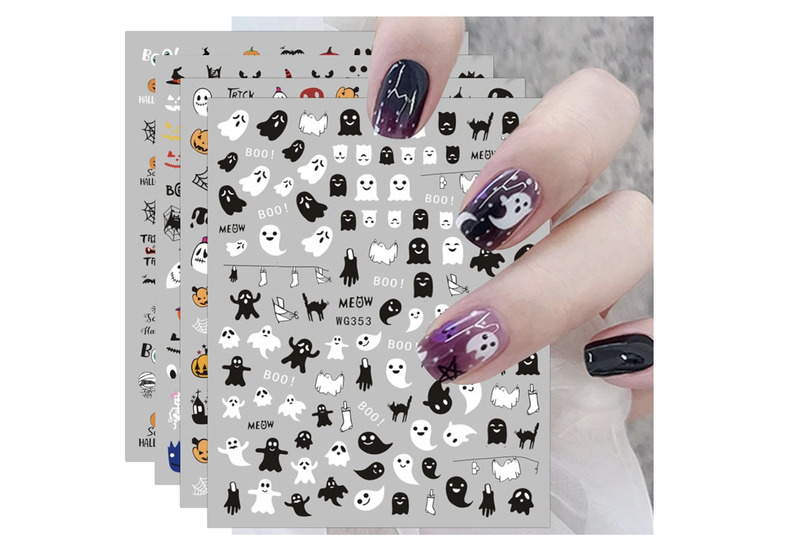 unghie-halloween-adesivi