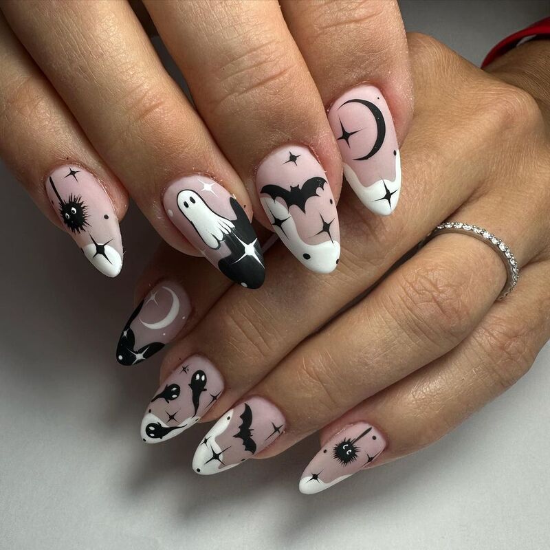 unghie-halloween-gel