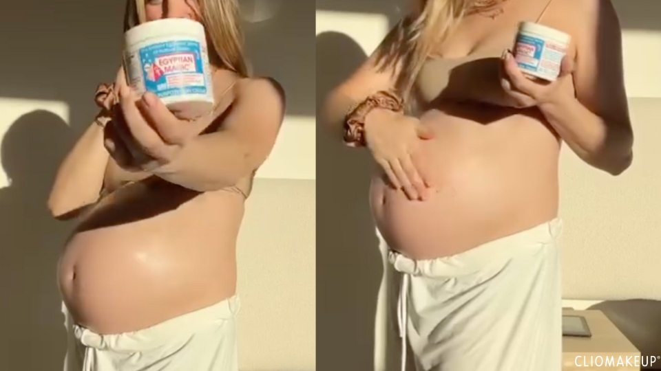 come-usare-crema-egyptian-magic-utilizzi-prodotto-smagliature-gravidanza