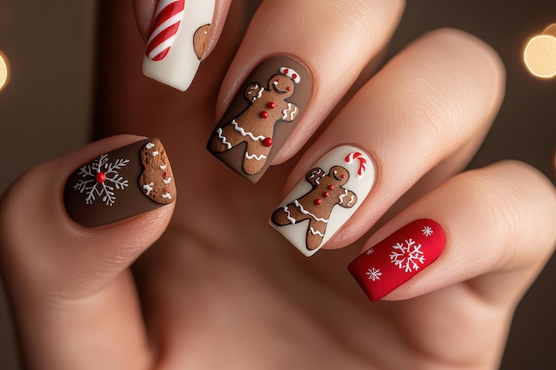 unghie-natale-gingerbread-2
