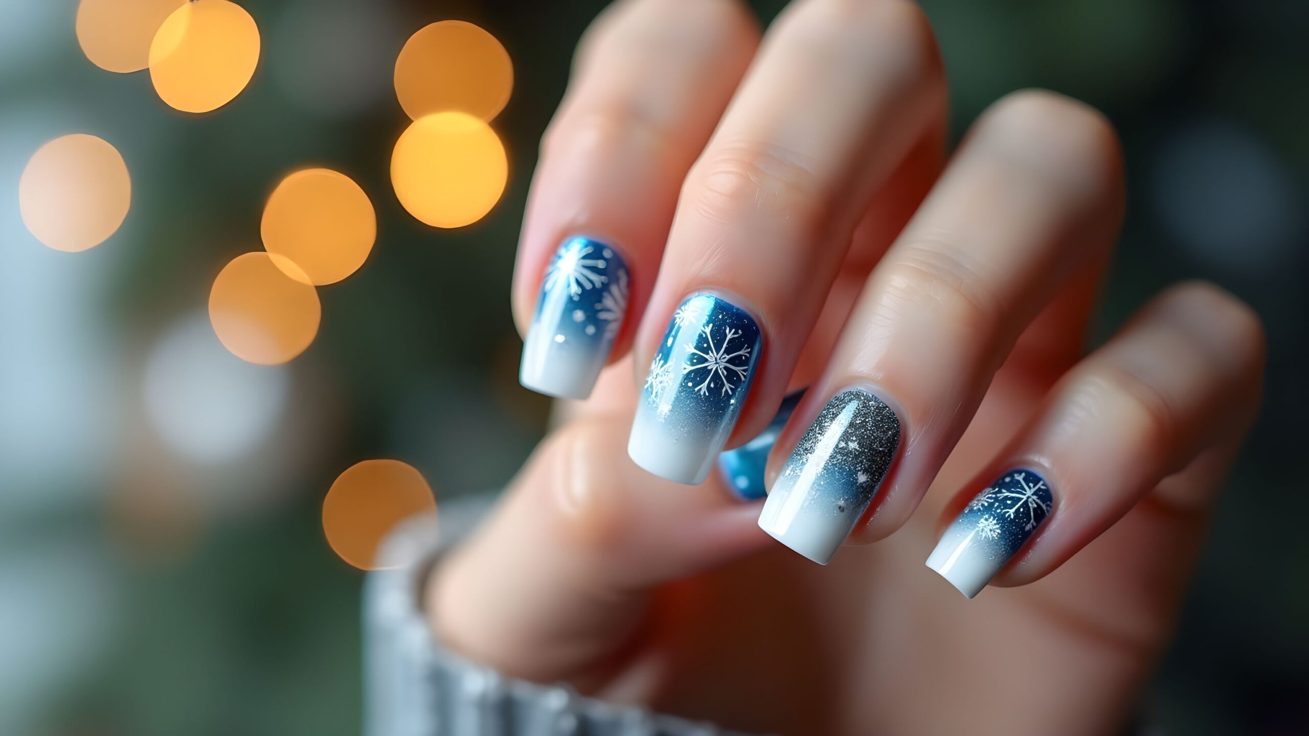 unghie-natalizie-particolari-blu-bianche-fiocchi-neve