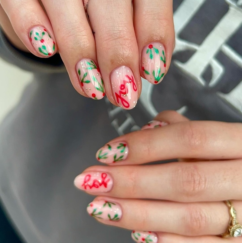 unghie-verdi-natale-nail-art