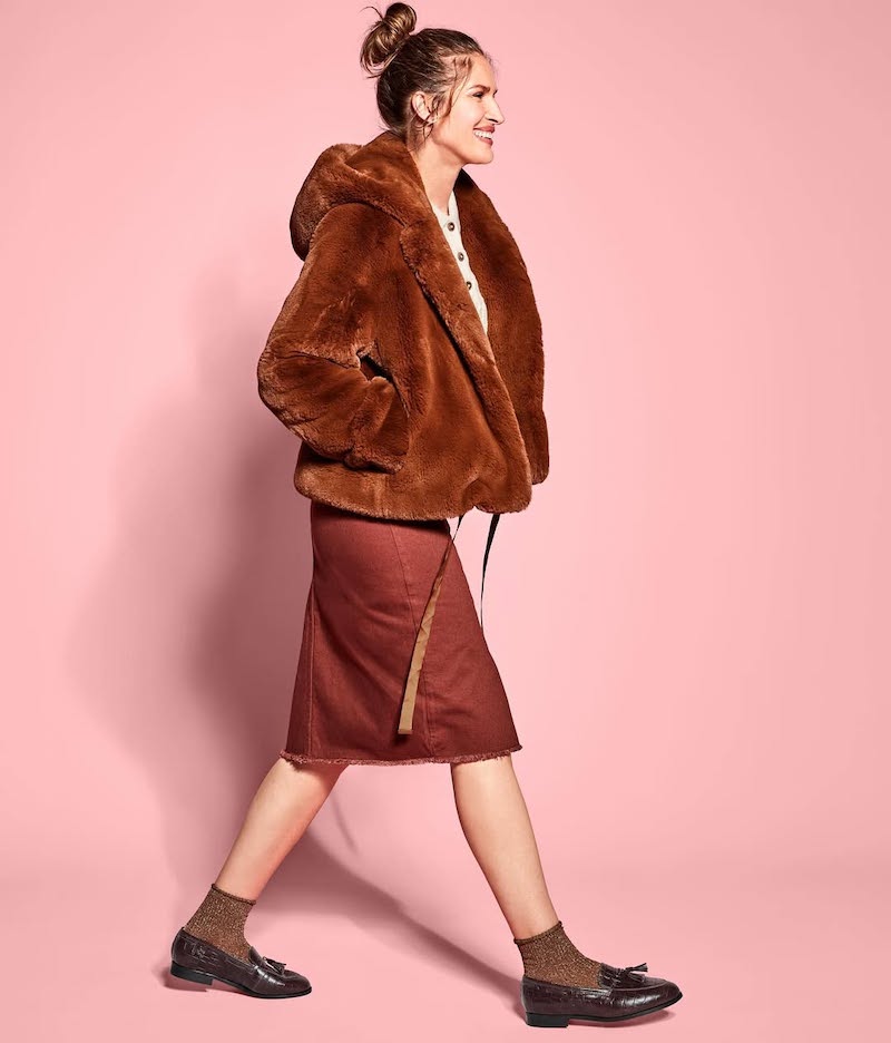 mocassini-marroni-donna-gonna-tubino