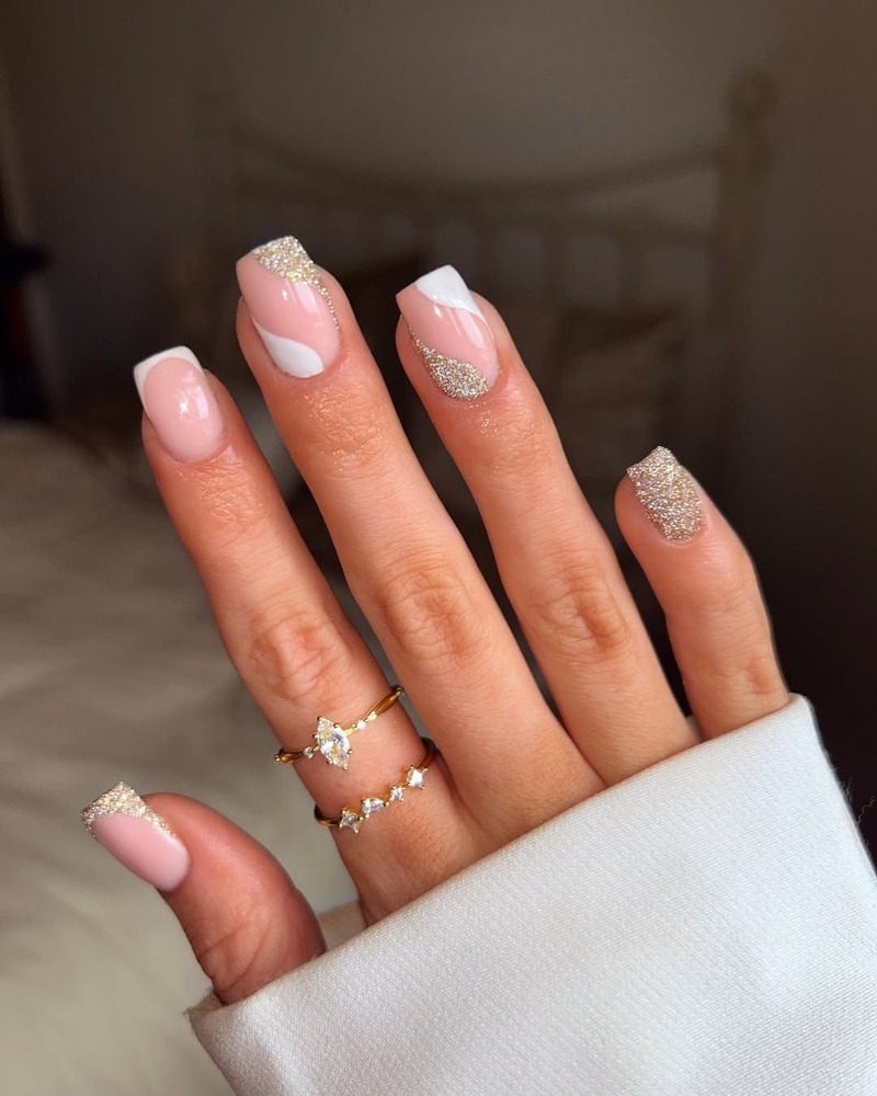 unghie-capodanno-glitter