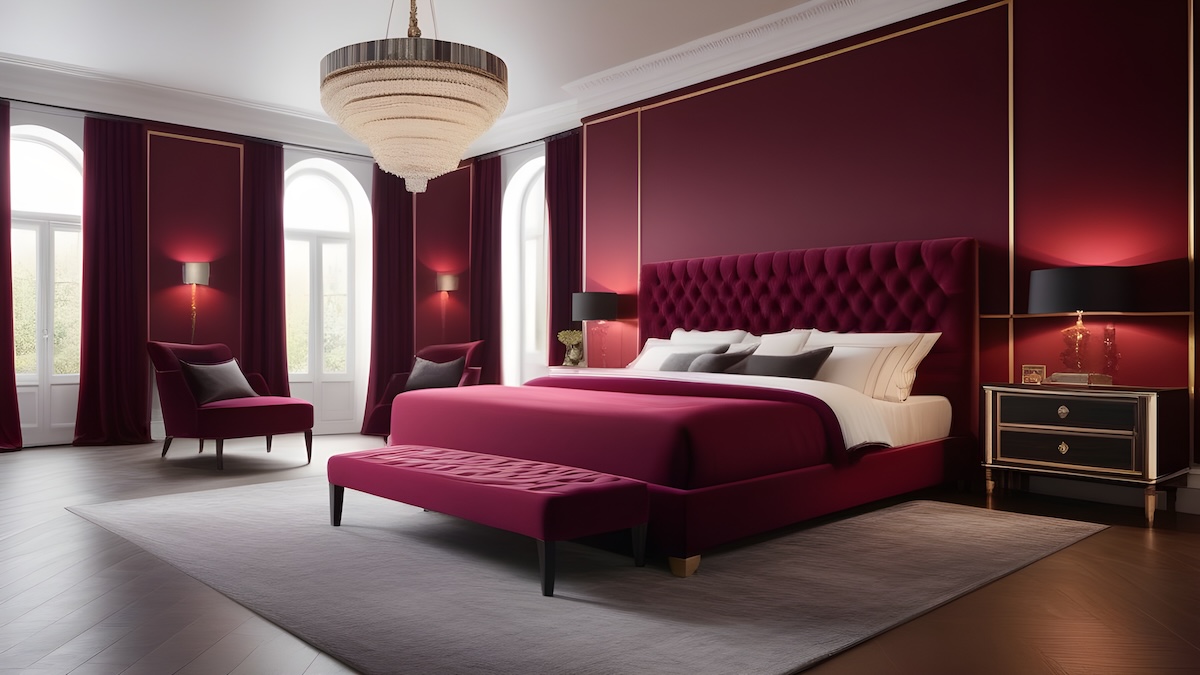 camera-da-letto-color-ciliegia-elegante