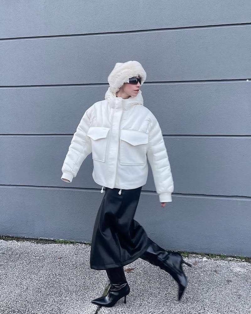 come-abbinare-il-piumino-gonna-lunga