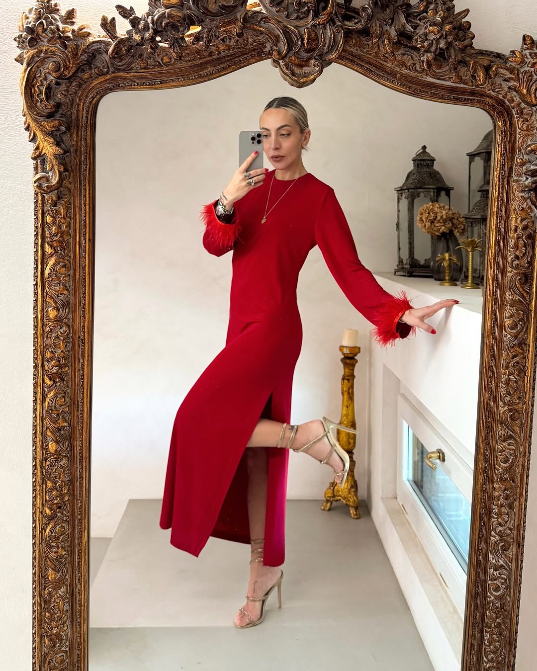 come-vestirsi-elegante-inverno-rosso