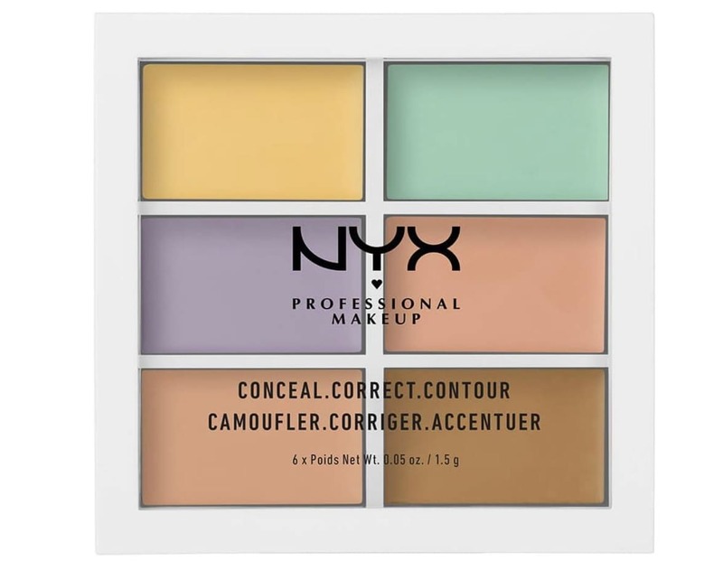 trucco-correttivo-occhiaie-NYX-palette-colour-correcting