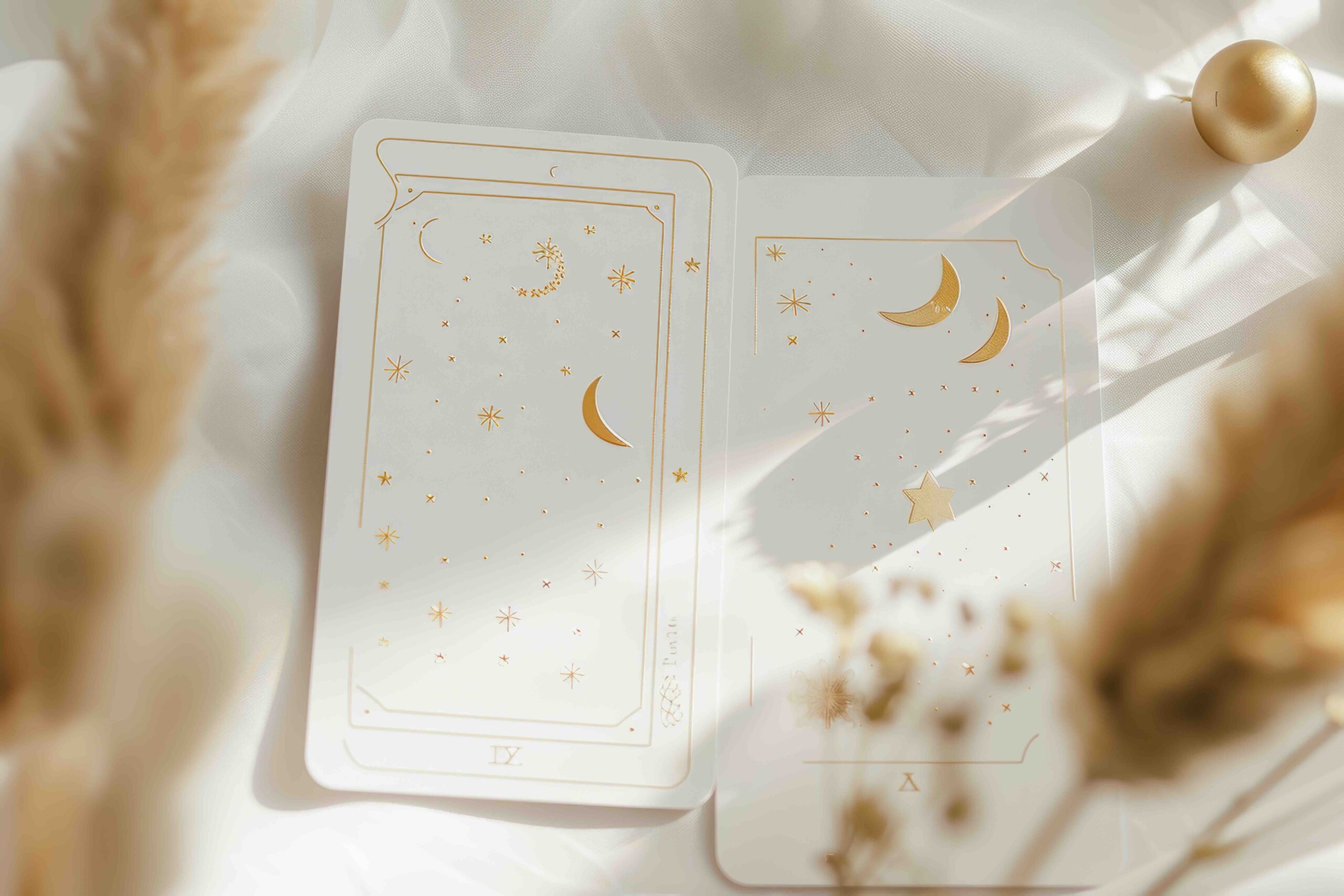 carte-tarocchi-bianche-oro-stelle-luna