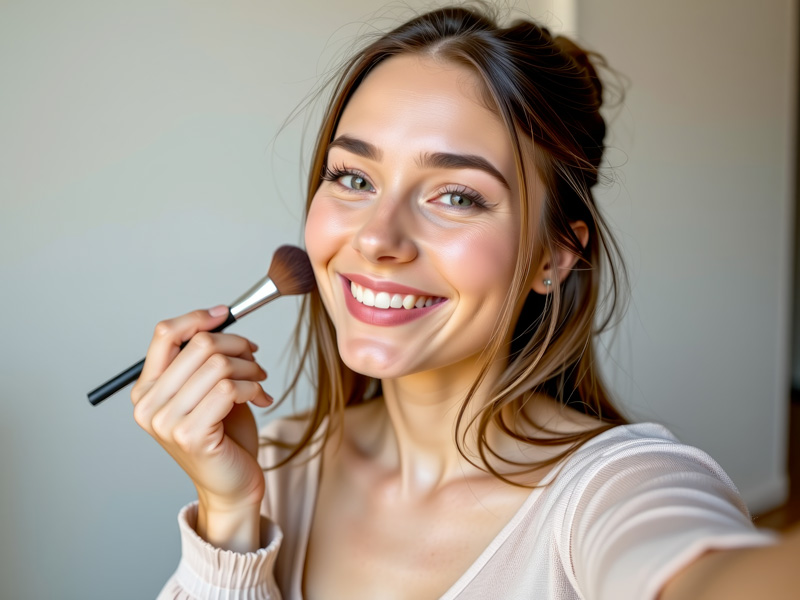 come-usare-Buttermelt-Blush-NYX-applicazione