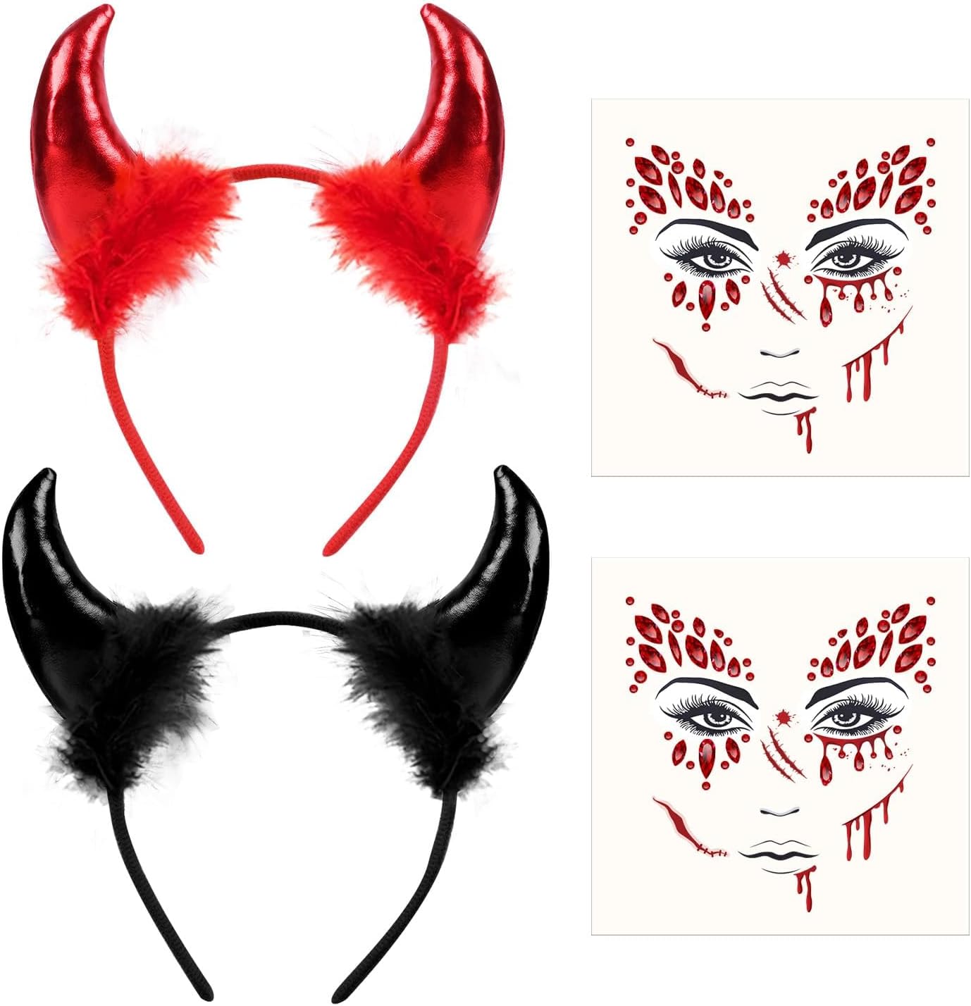 trucco-diavoletta-corna-stencil