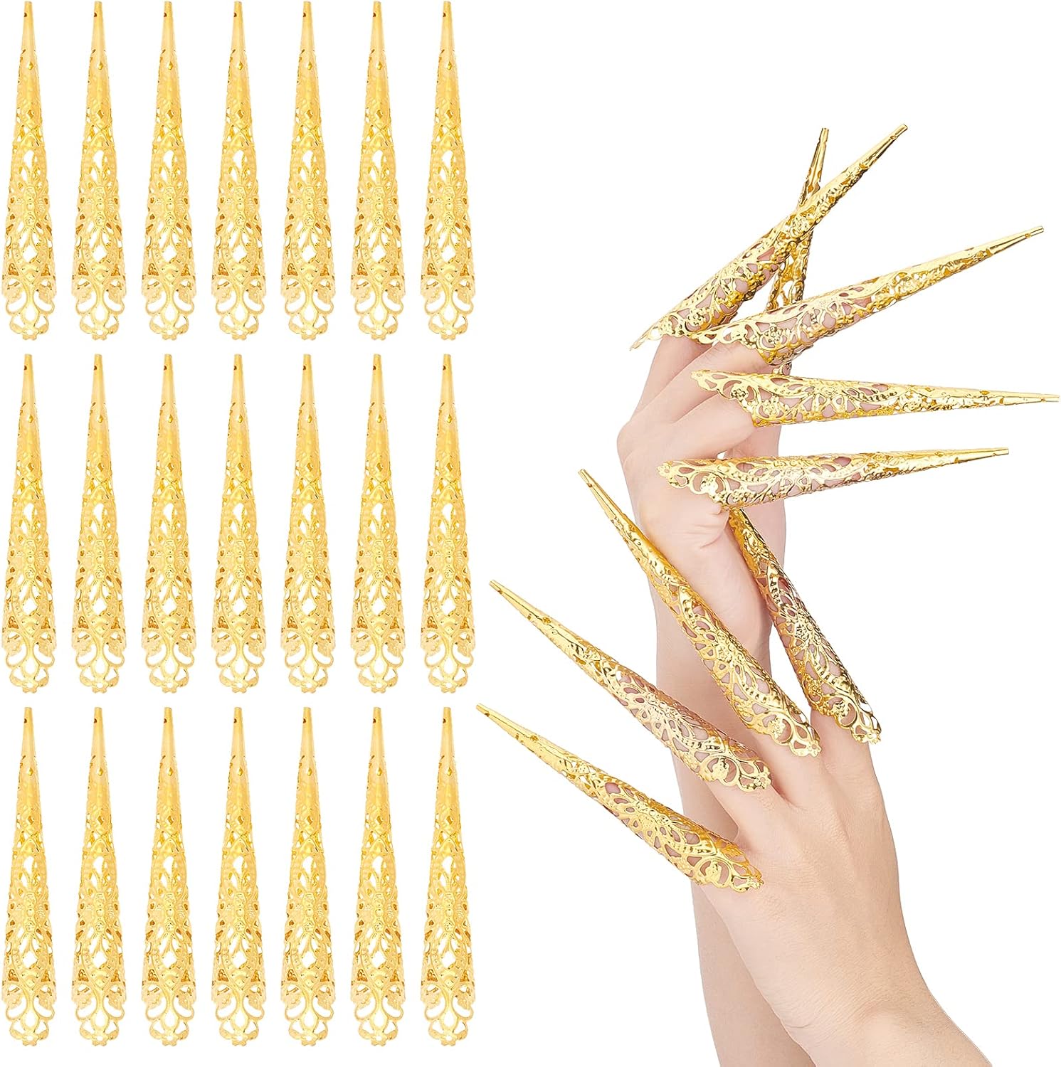 unghie-carnevale-finte-oro