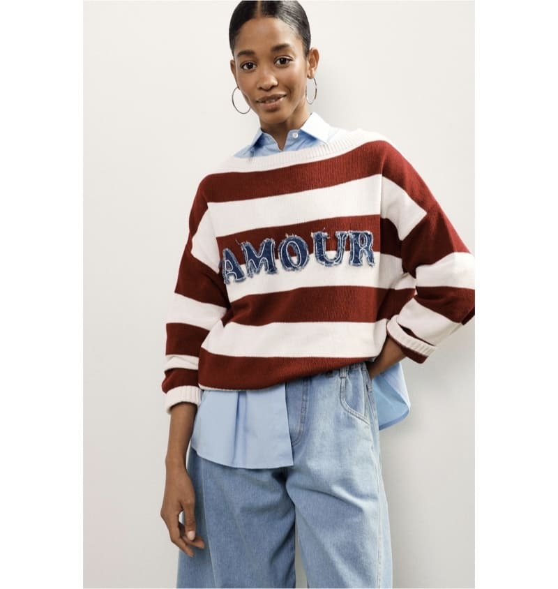 come-vestirsi-a-marzo-dixie-pullover-righe-rosse-amour