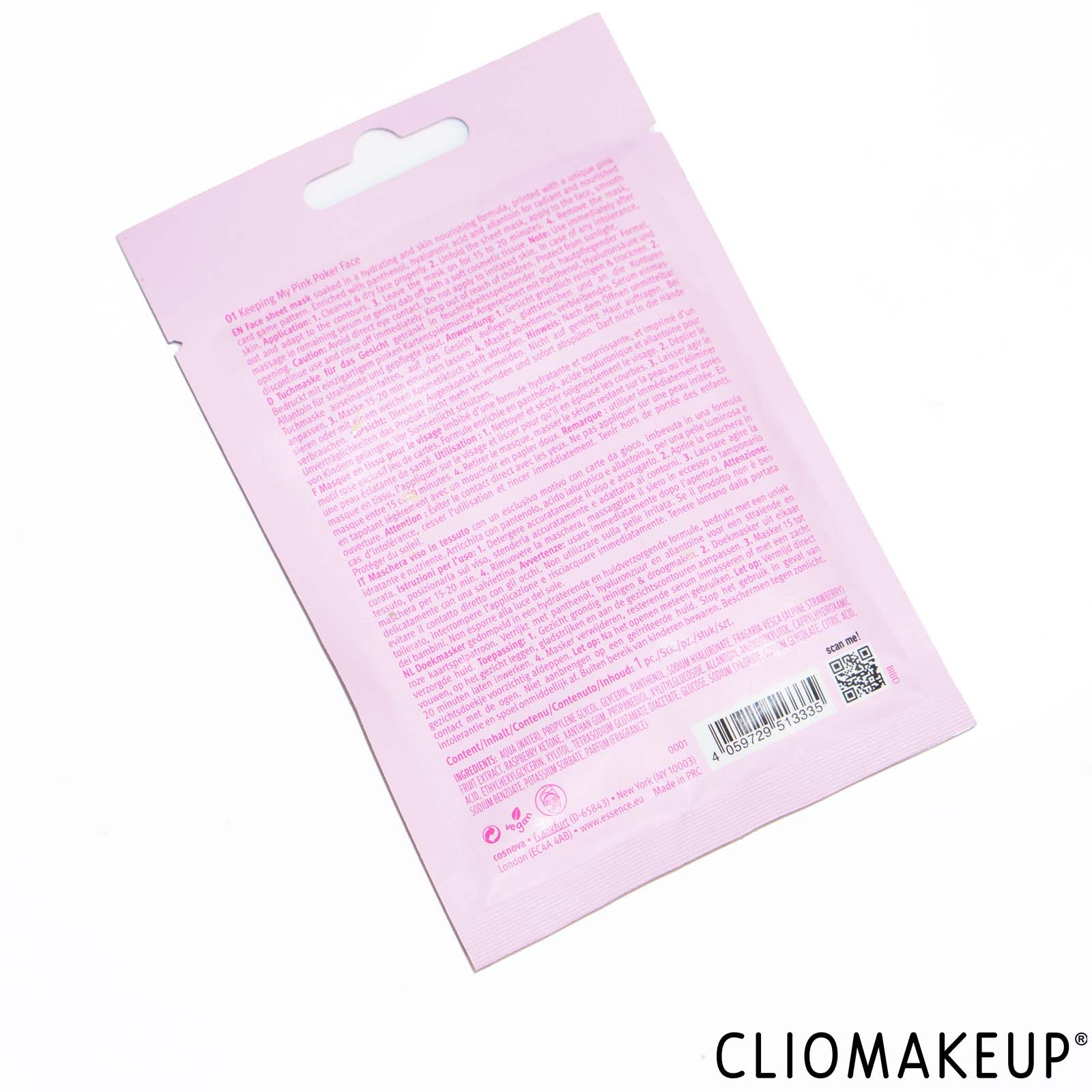 recensione-maschera-viso-essence-queen-of-pink-face-sheet-mask-pack-retro