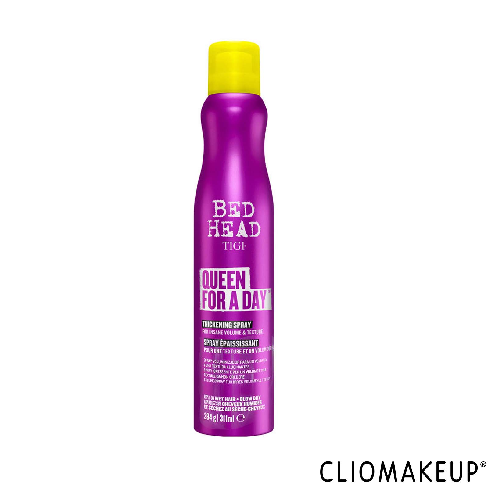 recensione-spray-volumizzante-tigi-bed-head-queen-for-a-day-thickening-spray-packaging