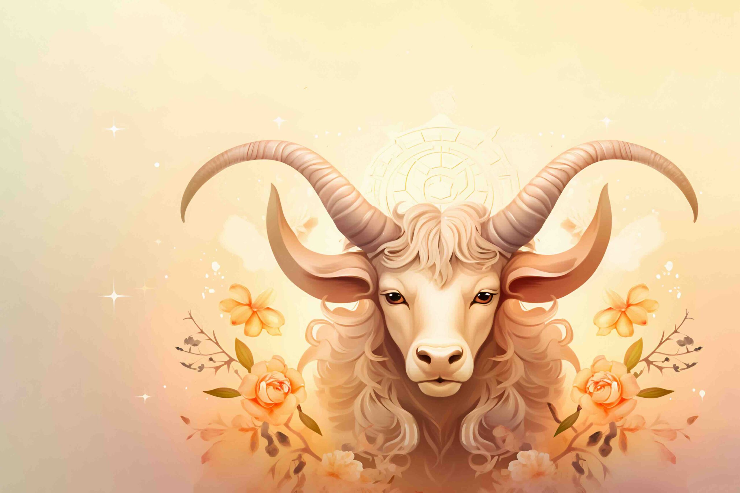 segno-zodiacale-toro-illustrazione-fiori