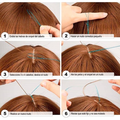 tinsel-hair-applicazione