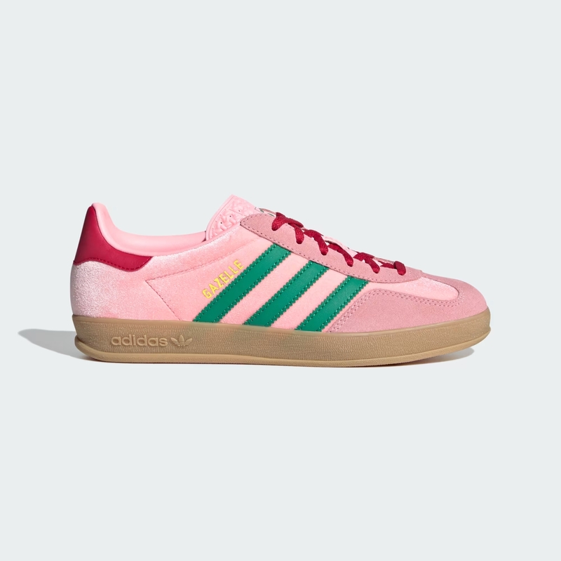 adidas-gazelle-donna-indoor-verde-rosso-rosa