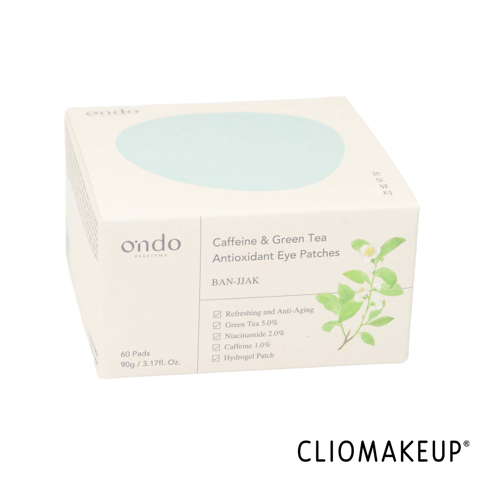 recensione-patch-occhi-ondo-caffeine-e-green-tea-antioxidant-eye-patches-packaging-secondario-close-up