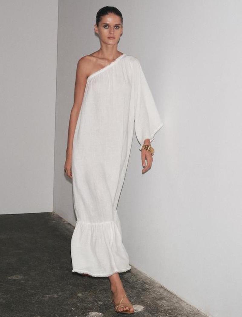 vestiti-zara-primavera-2025-bianco-lungo